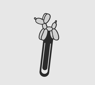 BookMark Balloon Dog Cute Kawaii