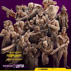 Cyberpunk models BUNDLE - RAID44 & Metal Slammers (February23 release)