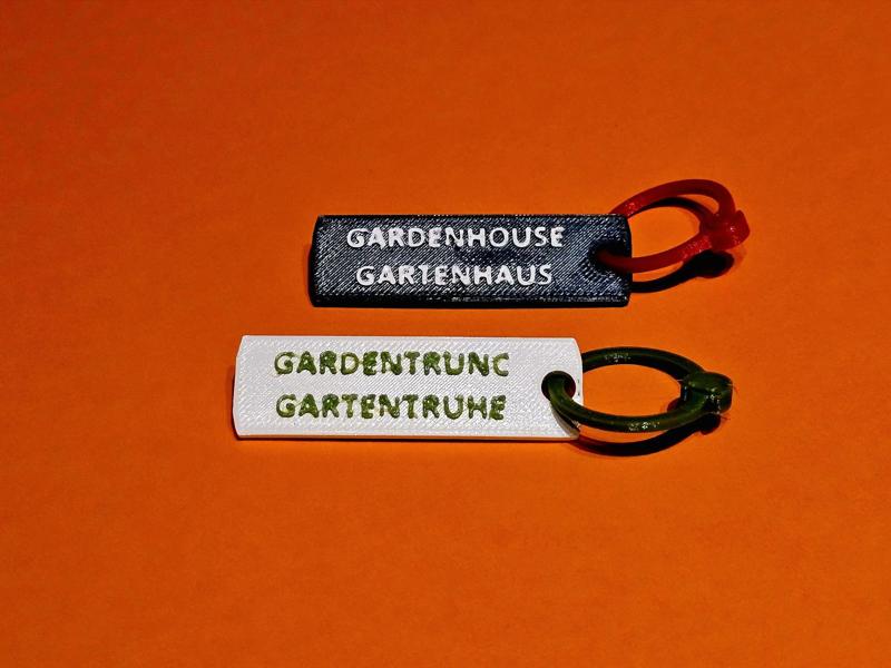 KEYTAGS for the garden
