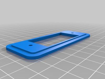 Golf VW reverse camera license plate lighting mount