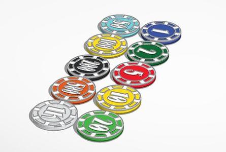 POKER CHIPS  1-1000