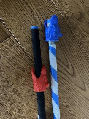 PVC Blowgun Dragon Head