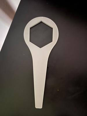 Hex wrench for Fiji overflow box