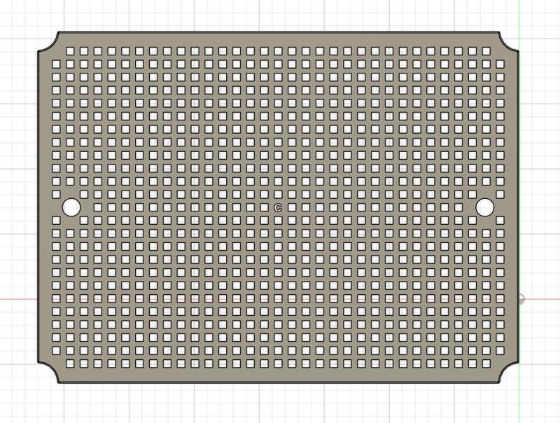TICONN Mounting Plate Replacement – Printable Insert for IP67 Junction Box (8.7" x 6.7")