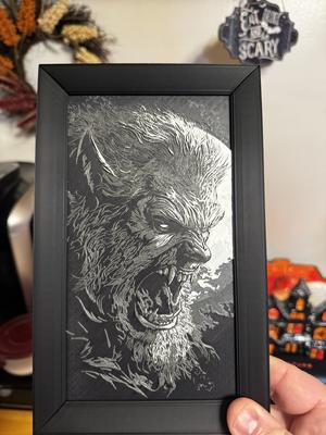 "Wolfman" - Huetober Monster Portraits in Hueforge