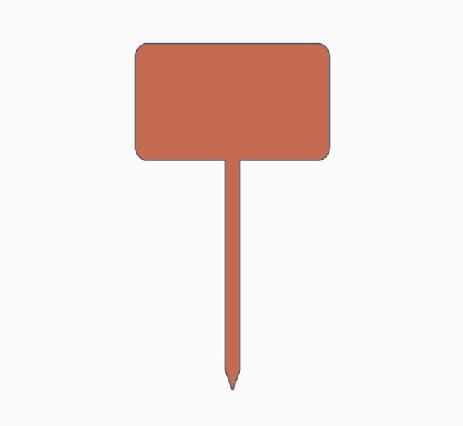 Plant Label 3 Inch Pick.stl