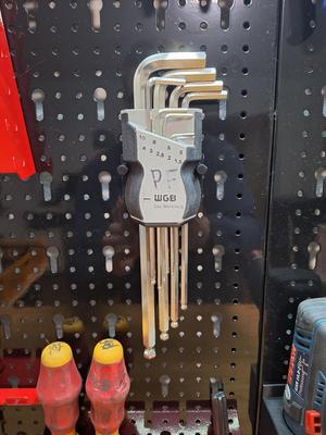 Holder Allen Key Set for Pegboard/Halter Imbusschlüsselsatz für Lochwand