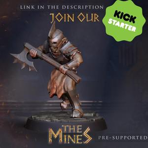 Goblin captain with axe