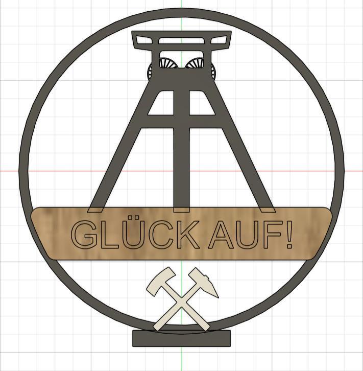 Glück Auf Deko