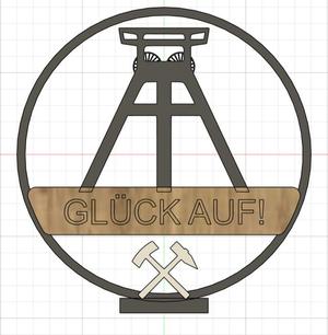 Glück Auf Deko