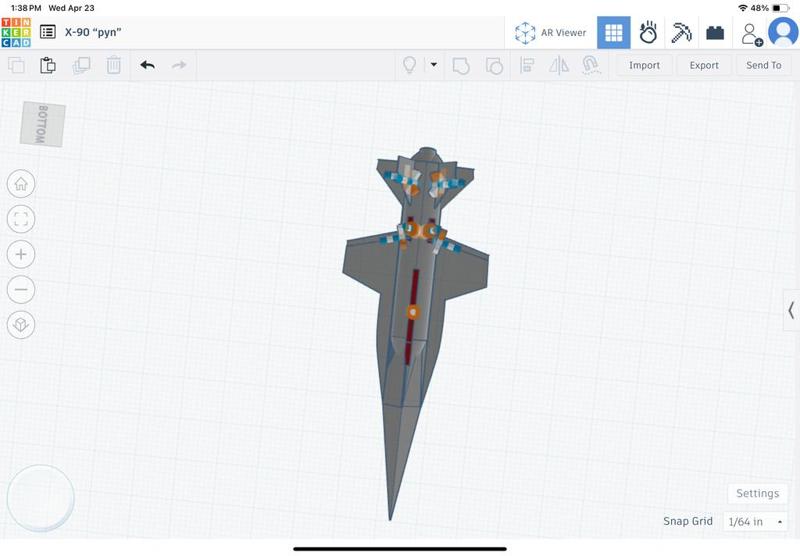 The x-90 “pyn”