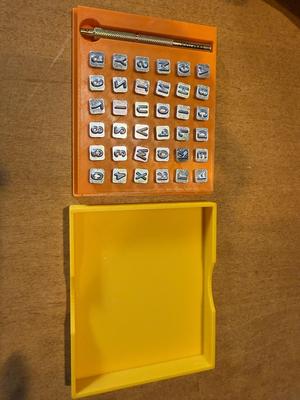 Leather stamp (1/4") container