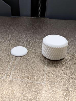 Knurled door knob for the BIQU Panda Door / Bambu Labs Glass door