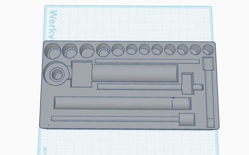ratchet set layout