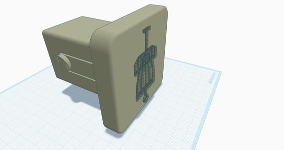 Disc Gold Hitch Cover