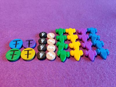 SpaceCorp Player pieces