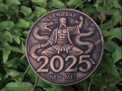 New Year New Me - Motivation coin 2025