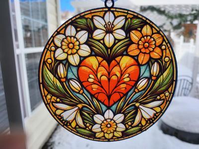 HueForge Stained-glass Valentine 1