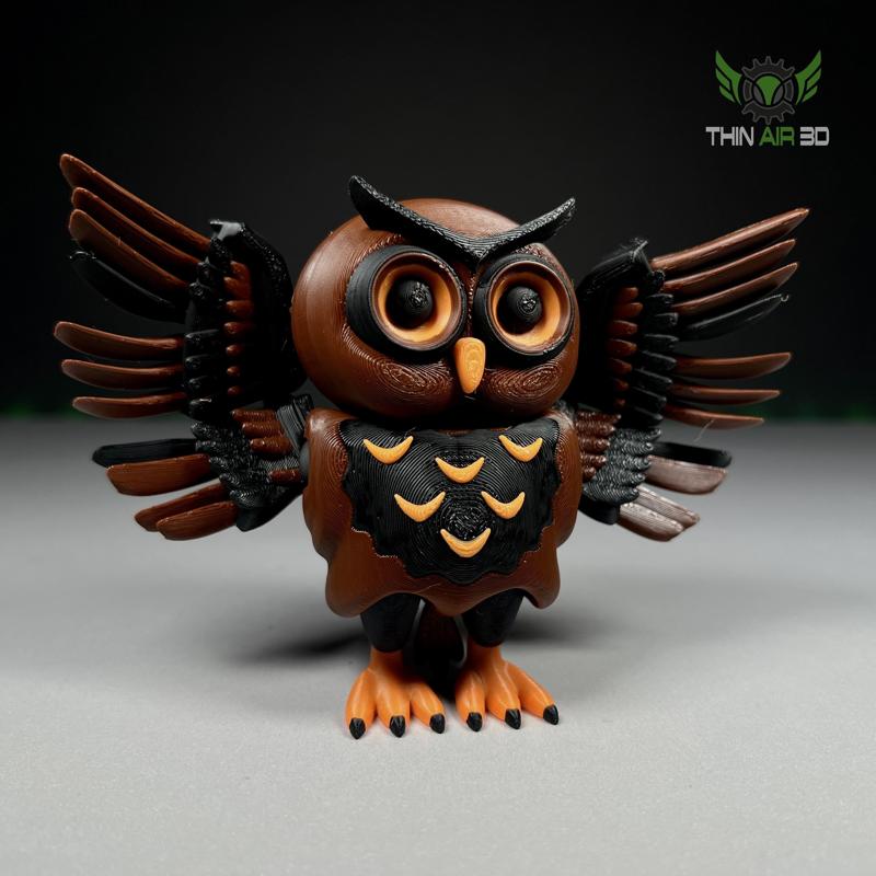 Owlbert the Articulating Fidget Owl