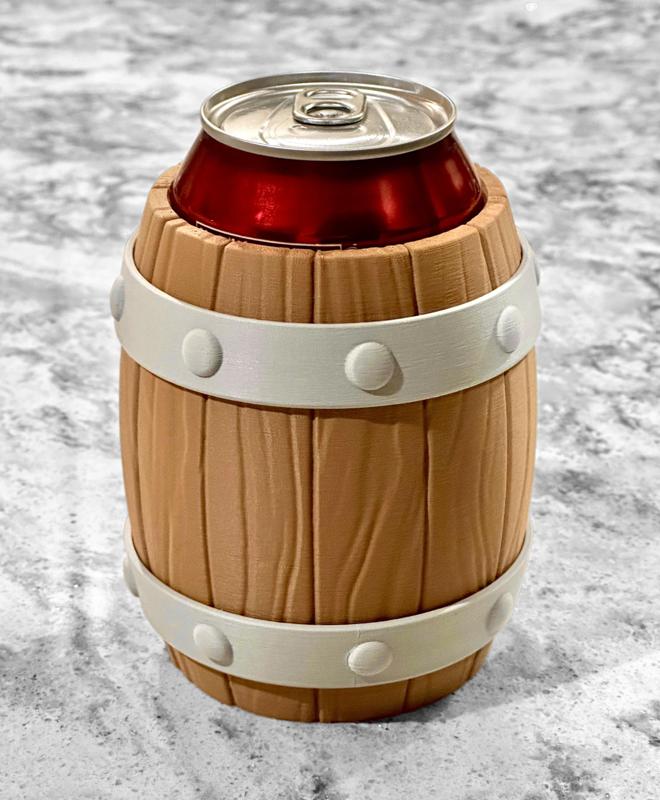 Wood Barrel Can Insulator (Blank Can Cup Remix)