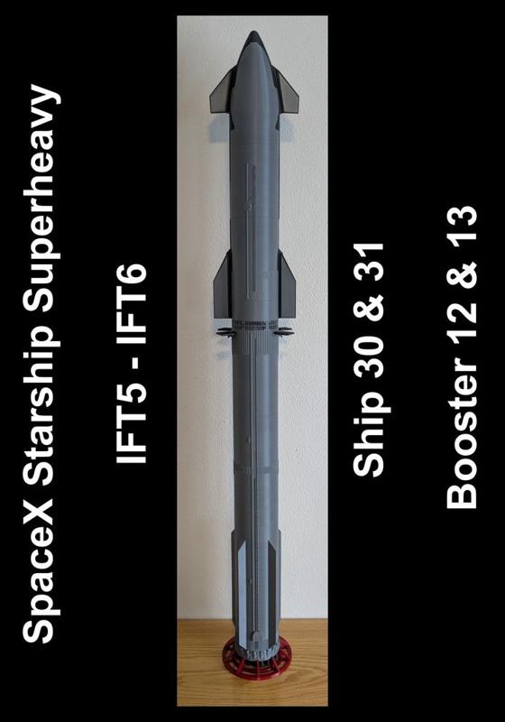 SpaceX Starship - 1:100 - IFT 5/6 