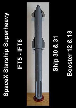 SpaceX Starship - 1:100 - IFT 5/6 