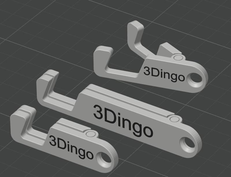Foldable Phone stand with key hanger
