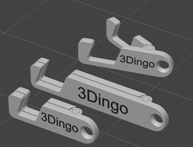 Foldable Phone stand with key hanger