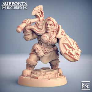 Dwarven Defender - D (Lady) Modular