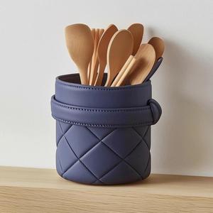 Quilted Charm Multi-Purpose Holder – Elegant Organizer for Kitchen, Office, and More