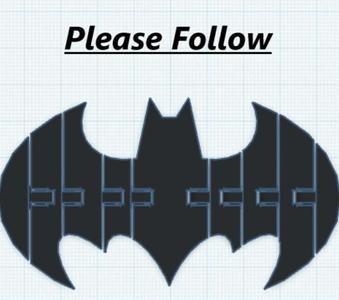 Batarang STL file