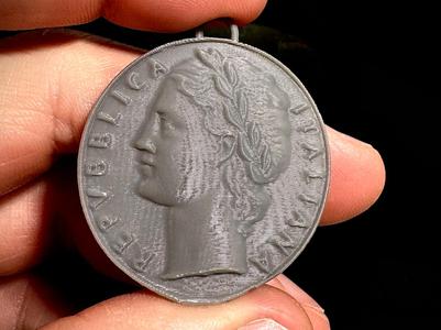 100 Lire 1964 Italian Keychain
