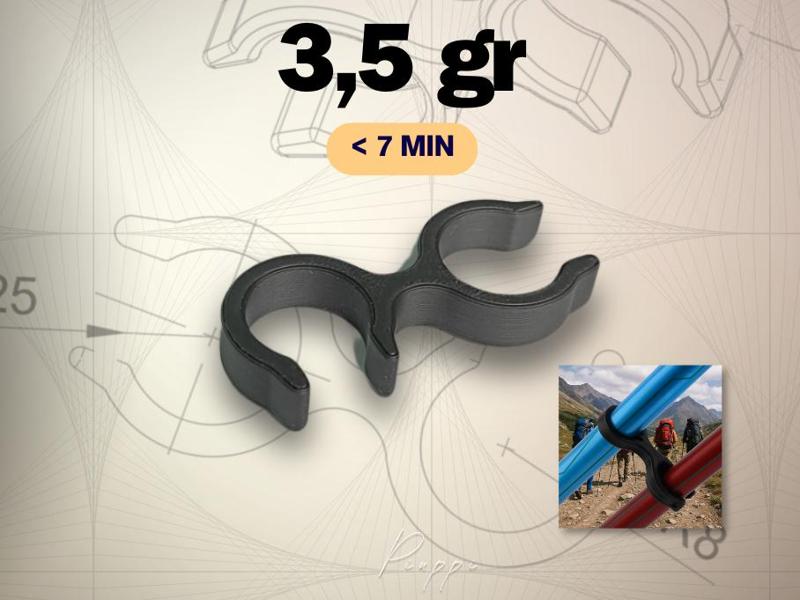 Trekking Pole Clip – Compact, Practical, Durable