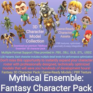 Mythical Ensemble: Fantasy Character Pack