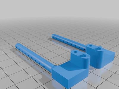 HPI Pro 2 Rear Body Posts