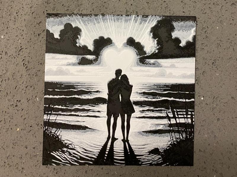 love - sunset