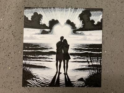 love - sunset