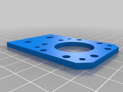 ProfileBlock - 28BYJ-48 and NEMA17 Mount Plate