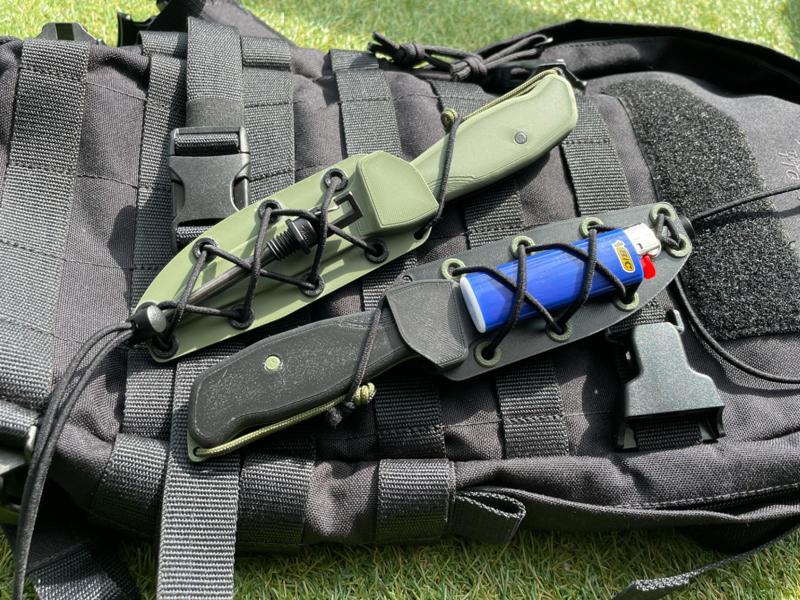 Grip and sheath for Morakniv Knife Blade Number One