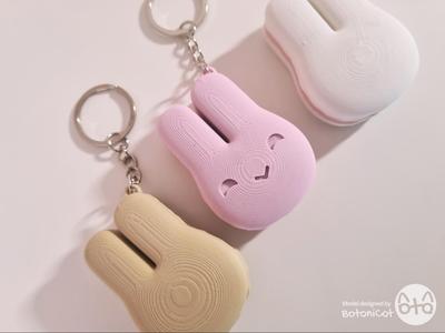 Bunny Macaron Keychains (no AMS)
