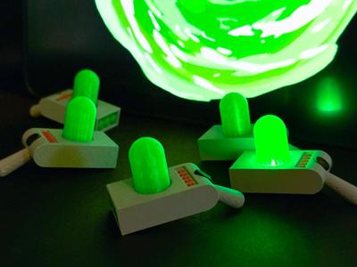 Rick & Morty Portal Gun - Magnetic LED KC001