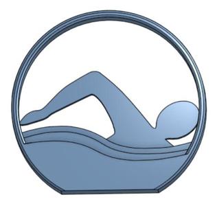 Trophy Swimmer - Free text field