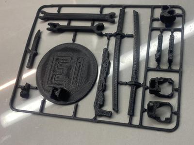 Dummy13 Weapon + Base/Combined Parts