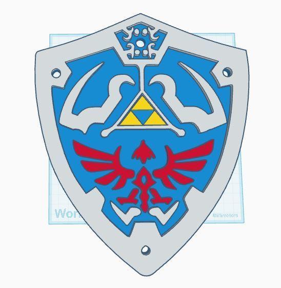 Zelda Hylian Shield HD (Deconstructed)