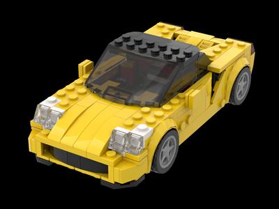 Large 2x Scale Brick Toyota MR2 Spyder
