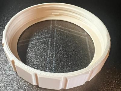 Wide Mouth Mason Jar Ring - With Lid Retention