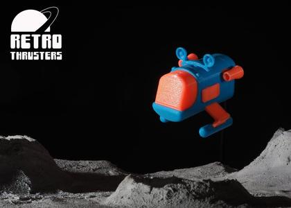 Retro Thrusters RT1 - Sci-fi spaceship toy - no supports