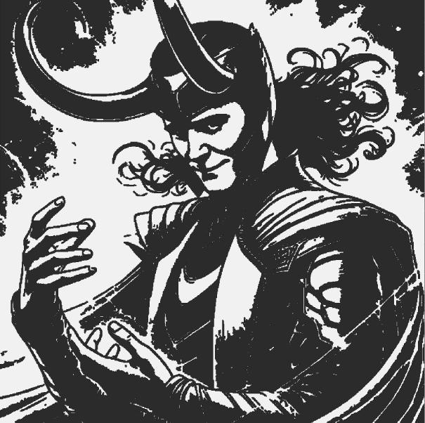 God of Tricks with this stunning Loki lamp!