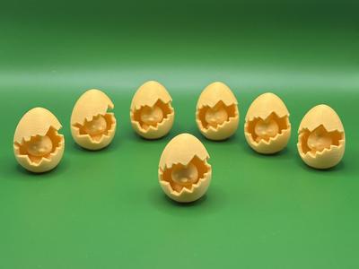 Cute tiny hatching egg 