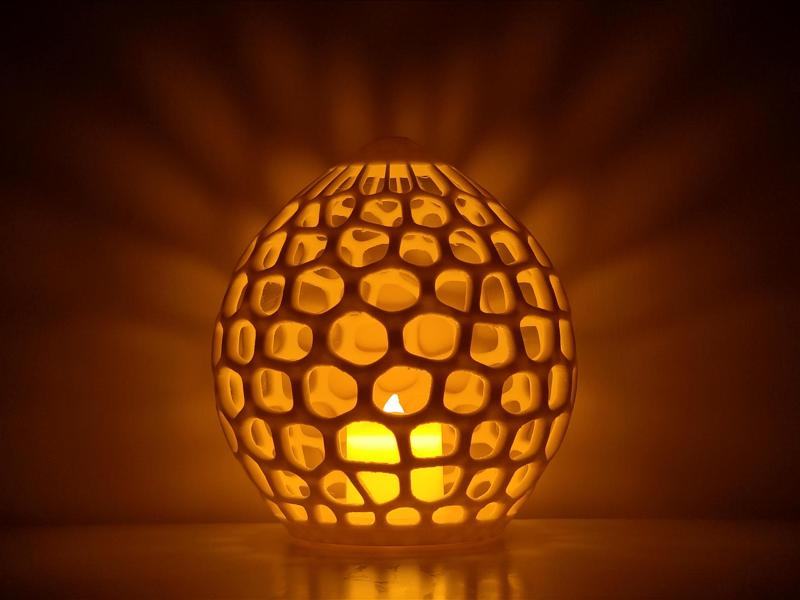 Voronoi Lamp - The cage